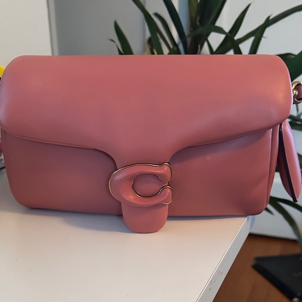 Coach Blush Pink Leather Shoulder Bag